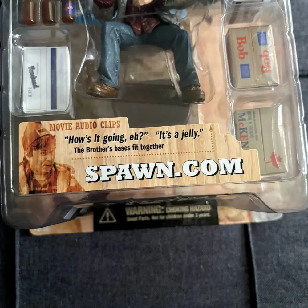 Bob & Doug McKenzie Figures Strange Brew Spawn Todd McFarlane Toys Vintage 2000